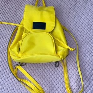 Steve Madden Yellow Backpack
